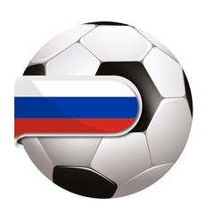 Ball with the flag of Russia