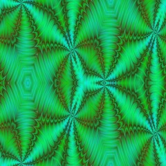 Kaleidoscopic wallpaper tiles