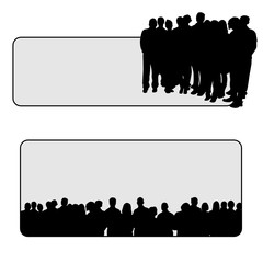 people vector silhouette illustration