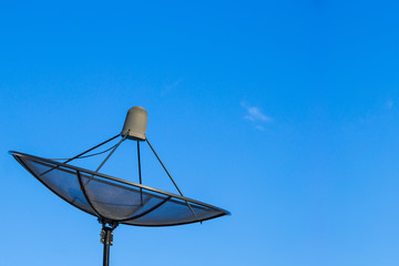 Satellite dishes communication technology network