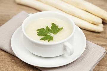 Spargelsuppe