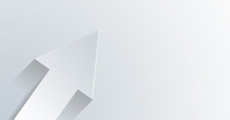 Pfeil zeigt steil nach oben (Aufwärtstrend)