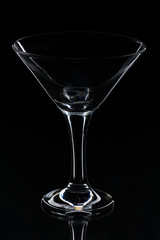 empty martini glass