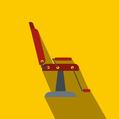 Armchair hairdresser flat icon