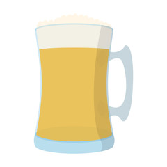 Beer mug cartoon icon 