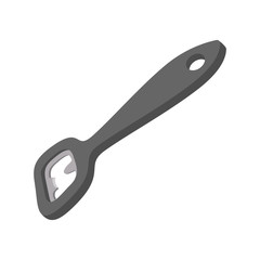 Bottle opener cartoon icon