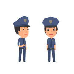 Happy Character Constabulary standing in relaxed pose