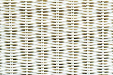 white rattan weave for background