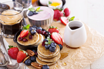 Colorful and tasty breakfast