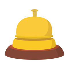 Reception bell cartoon icon