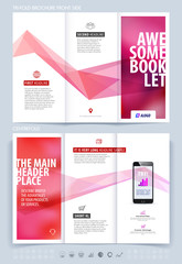 Business brochure and cover design layout template. Vector illus