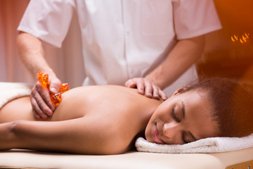 Obraz na płótnie Canvas Relaxation on massage