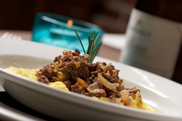 stew with polenta