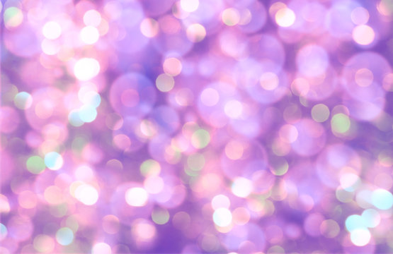 colorful abstract bokeh background, purple color