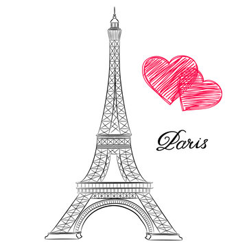 Eiffel Tower Simple Sketch Style Stock Illustrations  82 Eiffel Tower  Simple Sketch Style Stock Illustrations Vectors  Clipart  Dreamstime