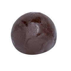 mini ball of ice cream with fruit and nuts of various colors, cr