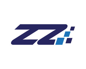 ZZ Digital Letter Logo