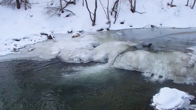 rivi&egrave;re en hiver