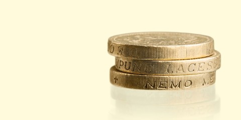 One Pound Coin.