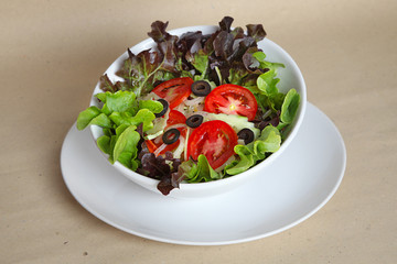 plate of salad