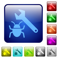 Color bug fixing square buttons