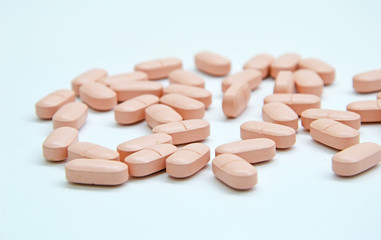 Pink tablets