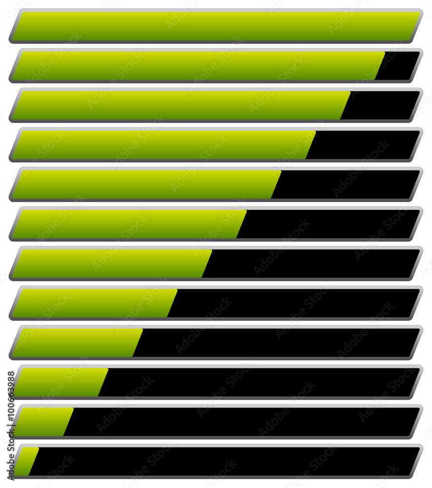 Poster horizontal progress, loading bar templates. vector illustration.