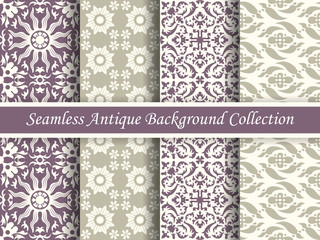 Antique seamless background collection_76