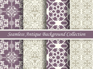 Antique seamless background collection_80