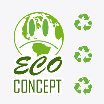 eco concept icons , vector design.