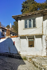 Fototapeta na wymiar Typical architecture of old town of Xanthi, East Macedonia and Thrace, Greece