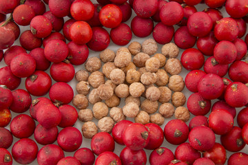 Corozo fruta tropical.