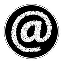 Fototapeta premium Simple doodle of an email symbol