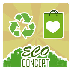 eco concept icons , vector design.