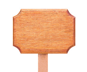 Wood board sign