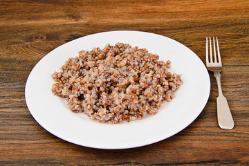 Buckwheat wit Sausage Diet Food