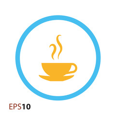 Coffee cup icon for web and mobile
