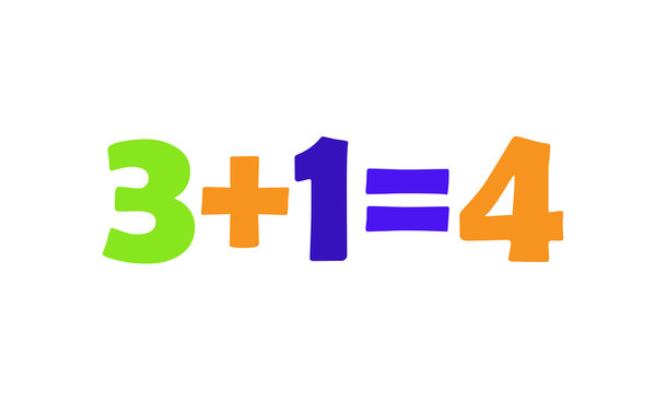 Mathematics 3+1=4