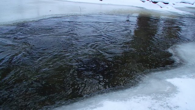 rivi&egrave;re en hiver