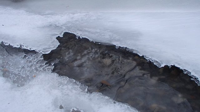 rivi&egrave;re en hiver