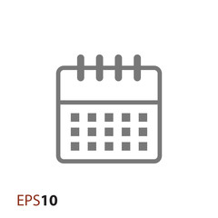 Calendar icon for web and mobile