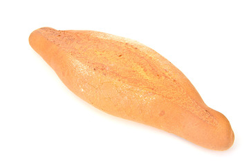 Fresh Tasty Bread on White Background