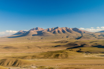 Plakat Landscape of bolivian Altiplano