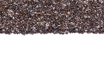 Chia seeds macro