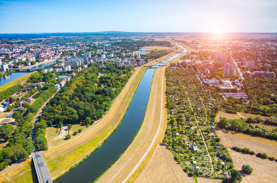 Sunset Above Opole