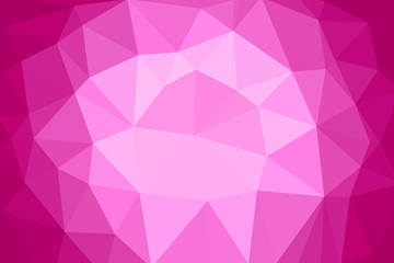 pink geometric rumpled triangular low poly origami style gradien