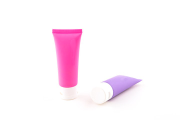 Cosmetic packaging, plastic tube.