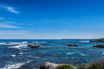 Overlooking Lucky Bay in Cape Le Grand National Park near Esperance Western Australia