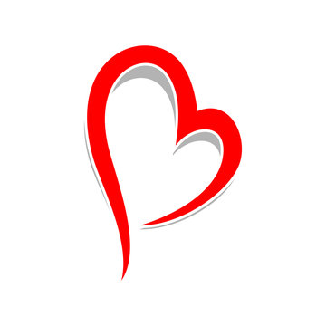 Initial B Love Swoosh