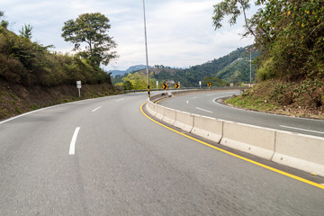 Autopista del Cafe (Coffee Highway) connecting important coffee production areas in Colombia.